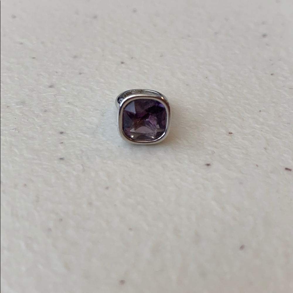 Endless Big Amethyst Cube Charm